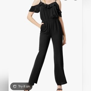 TORRID, Black Cold Shoulder Jumpsuit